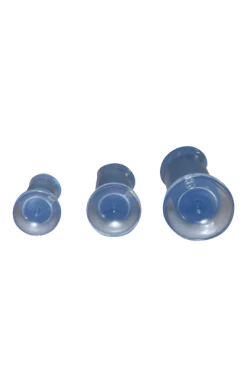 Crystal Jellies Blaues Analdildo Set S/M/L