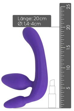 You2Toys Strapless Strap-On Dildo - 20cm -Lovetoys Verkaufsgeschäft 05096630000 StraponDildo 600x600