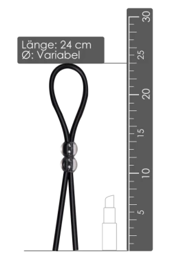 You2Toys Silikon-Penisschlaufe Mit 2 Perlen - 24cm