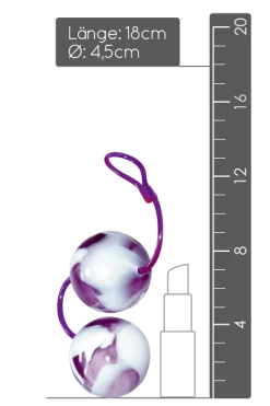 You2Toys Liebeskugeln Lila 180g - King Size