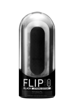 Flip Zero Strong - Wiederverwendbarer Masturbator Von Tenga -Lovetoys Verkaufsgeschäft 05332110000 Flip Zero Strong black 600x600