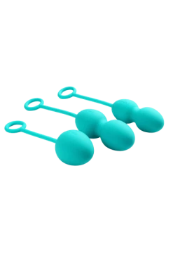 Svakom 3er Set Liebeskugeln Türkis - 49g/75g/95g