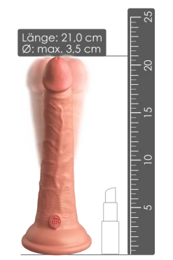 King Cock Elite Naturvibrator Mit Saugfuß - Ø 3,5cm | 21cm -Lovetoys Verkaufsgeschäft 05468010000 Natur Vibrator 600x600