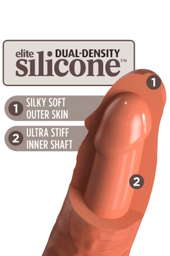 King Cock Elite Naturvibrator Mit Saugfuß - Ø 5,4cm | 22cm