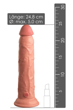 King Cock Elite Naturvibrator Mit Saugfuß - Ø 5cm | 24,8cm -Lovetoys Verkaufsgeschäft 05468440000 Natur Vibrator 600x600