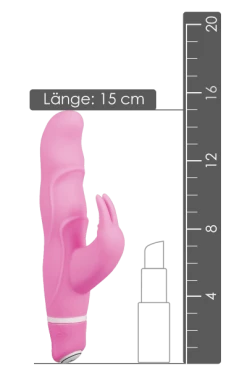 Sweet Smile Rabbit Vibrator - Ø 2,5cm | 15cm - Batteriebetrieben 7 Sweet Smile Rabbit Vibrator - Ø 2,5cm | 15cm - Batteriebetrieben -Lovetoys Verkaufsgeschäft 05759330000 Rabbitvibrator pink SweetSmile 600x600