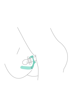 You2Toys Dildo Mit Rabbit-Penisring Und Mini-Vibrator