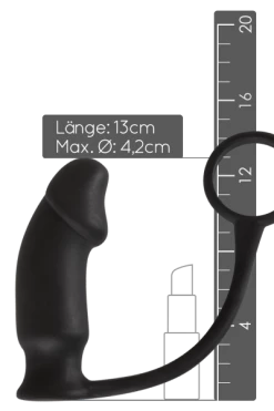 Black Velvets Vibrations-Analplug Mit Penisring Schwarz - Gr. L 9 Black Velvets Vibrations-Analplug Mit Penisring Schwarz - Gr. L -Lovetoys Verkaufsgeschäft 0583979000 Penisring mit Anal Plug 600x600