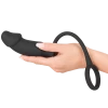 Black Velvets Vibrations-Analplug Mit Penisring Schwarz - Gr. L -Lovetoys Verkaufsgeschäft 0583979000 Penisring mit Analplug 600x600