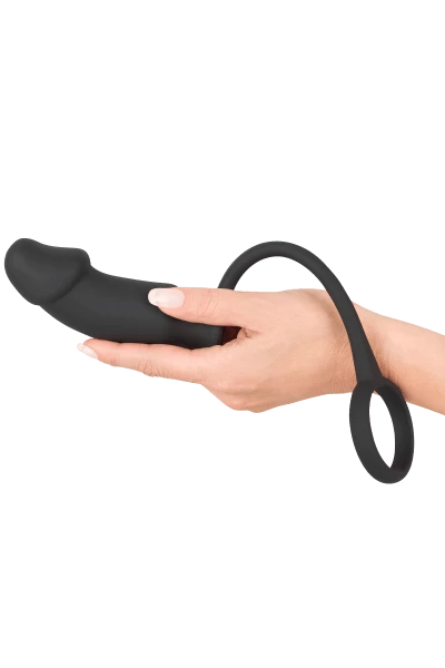 Black Velvets Vibrations-Analplug Mit Penisring Schwarz - Gr. L 3 Black Velvets Vibrations-Analplug Mit Penisring Schwarz - Gr. L