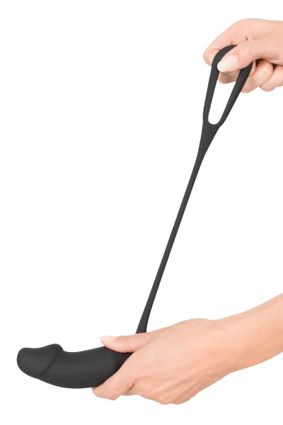 Black Velvets Vibrations-Analplug Mit Penisring Schwarz - Gr. L 4 Black Velvets Vibrations-Analplug Mit Penisring Schwarz - Gr. L – Bild 2