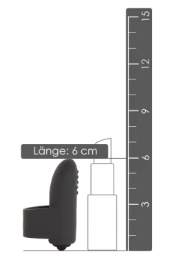 Shades Of Grey - Batteriebetrieben - Ø 1,5cm | 6cm - Fingervibrator -Lovetoys Verkaufsgeschäft 05849830000 Fifty Shades of Grey Fingervibrator 600x600