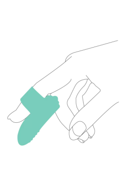 Shades Of Grey - Batteriebetrieben - Ø 1,5cm | 6cm - Fingervibrator