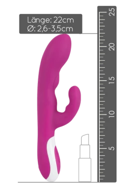 Javida Wärmender Rabbit-Vibrator - Ø 3,5cm | 22cm 7 Javida Wärmender Rabbit-Vibrator - Ø 3,5cm | 22cm -Lovetoys Verkaufsgeschäft 05878930000 Rabbit Vibrator Waermefunktion 600x600
