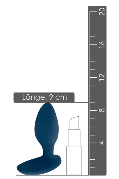 We-Vibe Ditto - Appgesteuerter Analplug Mit Vibration - Gr. M Blau 4 We-Vibe Ditto - Appgesteuerter Analplug Mit Vibration - Gr. M Blau – Bild 3