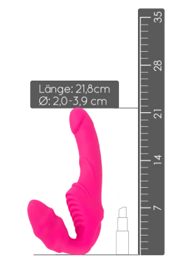 You2Toys Vibrierender Strapless Strap-On - 21,8cm -Lovetoys Verkaufsgeschäft 05939820000 Vibrierender StrapOn Groesse 600x600