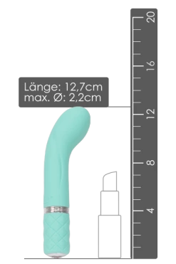 Pillow Talk G-Punkt Mini Vibrator - Ø 2,2cm | 12,7cm - Türkis