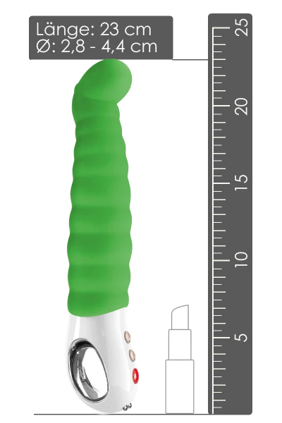Fun Factory Patchy Paul G5 - Vibrator - Ø 4,4cm | 23cm - Grün 5 Fun Factory Patchy Paul G5 - Vibrator - Ø 4,4cm | 23cm - Grün – Bild 3