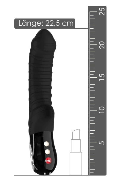 Fun Factory Tiger Schwarz - Vibrator - Ø 3,7cm | 22,5cm 5 Fun Factory Tiger Schwarz - Vibrator - Ø 3,7cm | 22,5cm – Bild 3