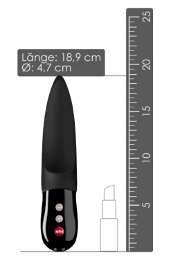Fun Factory Volta Black - Vibrator - Ø 4,7cm | 18,9cm -Lovetoys Verkaufsgeschäft 1141808 Vibrator Volta Black Groesse 600x600