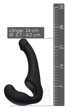 Fun Factory - Share Schwarz - Doppeldildo 24cm -Lovetoys Verkaufsgeschäft 24406 Doppeldildo SHARE 24cm 600x600