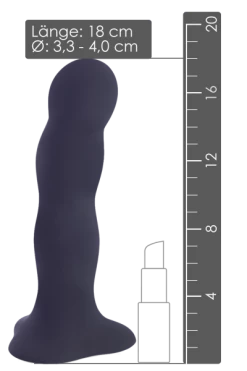 Fun Factory Bouncer - Dildo Mit Kugeln Schwarz - 18cm -Lovetoys Verkaufsgeschäft 27108 Dildo BOUNCER black FunFactory 600x600