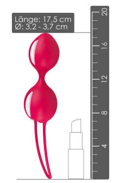 Fun Factory Smartballs Duo - Liebeskugeln 74g -Lovetoys Verkaufsgeschäft 34135 Smartballs Duo pink 600x600