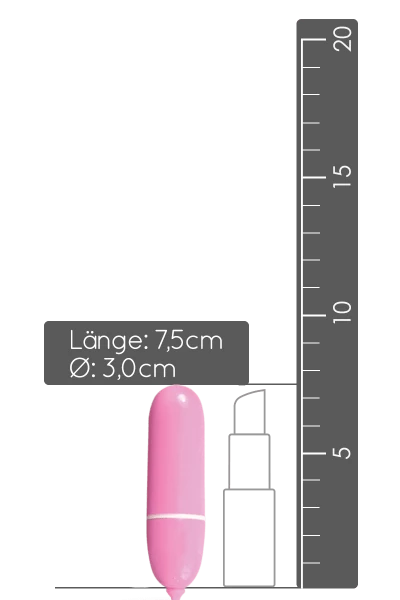 Sweet Smile Minivibrator Mit Fernbedienung - Ø 3cm | 7,5cm 7 Sweet Smile Minivibrator Mit Fernbedienung - Ø 3cm | 7,5cm – Bild 5