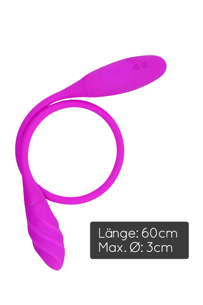 Pretty Love Vibrator Mit 2 Enden - Snaky Vibe - Ø 3cm | 60cm 5 Pretty Love Vibrator Mit 2 Enden - Snaky Vibe - Ø 3cm | 60cm – Bild 3
