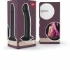 Fun Factory Magnum Schwarz - Dildo Ø 3,8cm | 18,3cm -Lovetoys Verkaufsgeschäft Dildo Magnum verpackung schwarz 600x600
