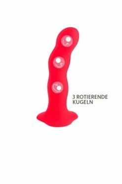 Fun Factory Bouncer Red - Dildo Mit Kugeln - Ø 4cm | 18cm