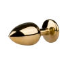 Easytoys Goldener Analplug Mit Lila Kristall - S/M/L -Lovetoys Verkaufsgeschäft ET121PUR goldener Analplug S 600x600