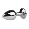 Easytoys Silberner Analplug Mit Silbernem Kristall - S/M/L -Lovetoys Verkaufsgeschäft ET124PNK Plug S silber 600x600
