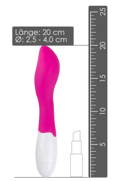 Easytoys G-Punkt Vibrator - Ø 4cm | 20cm - Batteriebetrieben -Lovetoys Verkaufsgeschäft ET367PNK G Punkt Vibrator pink 600x600