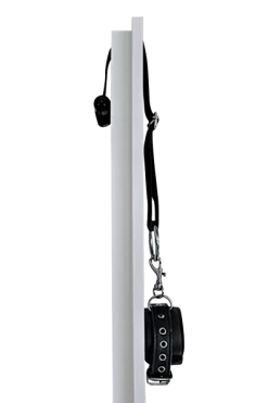 Easytoys Tür-Handfesseln Aus Kunstleder -Lovetoys Verkaufsgeschäft ET379BLK Handfessel T r 600x600