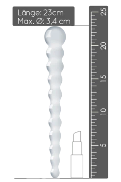 Gildo Glasdildo "Kugelstab" - 23cm