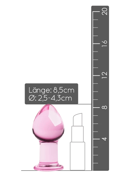 Gildo Glas Analplug Gr. L 4 Gildo Glas Analplug Gr. L – Bild 2