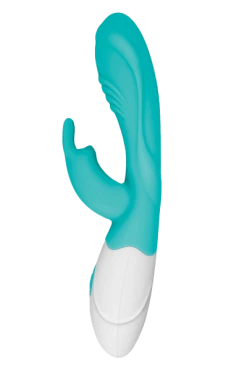 Good Vibes Only Rabbit Vibrator - Ø 3,3cm | 20cm Türkis