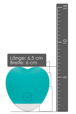 Good Vibes Only Auflegevibrator In Herzform - 6,5cm -Lovetoys Verkaufsgeschäft GVO010 Auflege Vibrator Herz 600x600