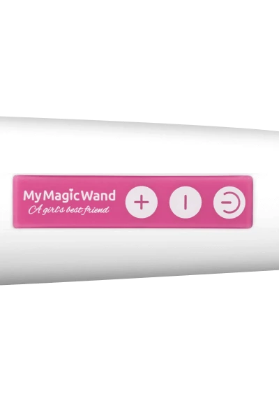 MyMagicWand My Magic Wand Massagestab - 32cm - Kabelgebunden - Weiß/pink 4 MyMagicWand My Magic Wand Massagestab - 32cm - Kabelgebunden - Weiß/pink – Bild 2
