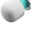 MyMagicWand My Magic Wand Massagestab - 32cm - Kabelgebunden - Weiß/türkis -Lovetoys Verkaufsgeschäft MMW001TUR Massagestab Kopf 600x600
