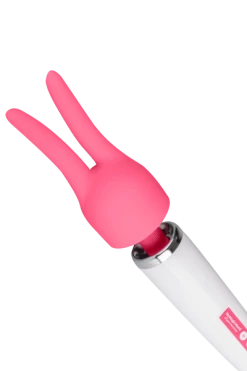 MyMagicWand My Magic Wand Massagestab Rabbit-Aufsatz Pink -Lovetoys Verkaufsgeschäft MMW102PK RabbitAufsatz 600x600