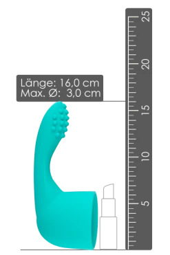 MyMagicWand My Magic Wand Massagestab G-Punkt Aufsatz Türkis -Lovetoys Verkaufsgeschäft MMW103TUR Aufsatz Groesse 600x600