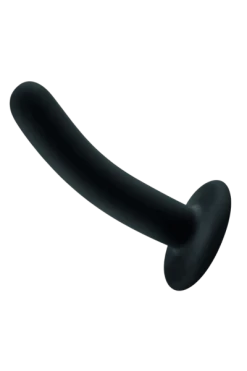 NO-PARTS Saugnapf-Dildo Schwarz - Ø 2,5cm | 13,5cm