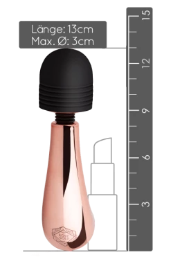 Rosy Gold Mini Massagestab Curvy 7 Rosy Gold Mini Massagestab Curvy -Lovetoys Verkaufsgeschäft RG007 Mini Massage Stab 600x600