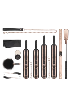 Rosy Gold BDSM Luxus-Toyset 9tlg. -Lovetoys Verkaufsgeschäft RG011 Geschenk Toyset 600x600