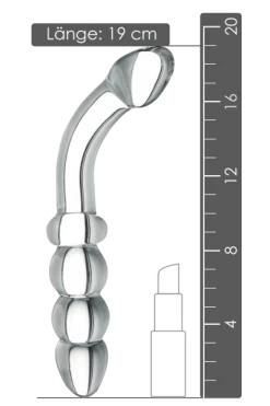 Prisms Erotic Glass Glasdildo - Ø 3,3cm | 19cm